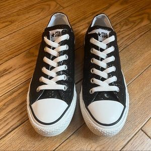Converse black sparkle All Stars